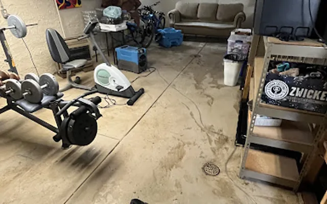 Slab Leak Water Damage in a Stamford home