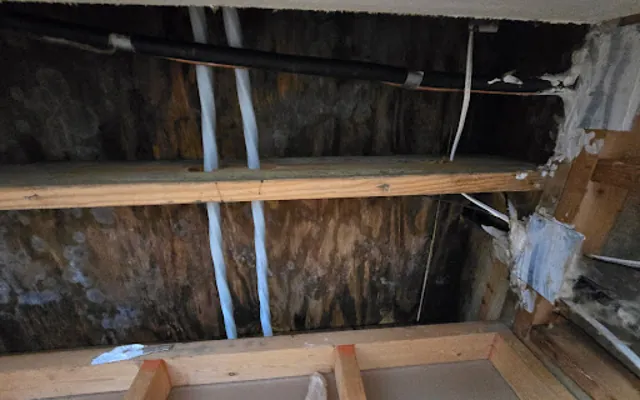 Attic Water Damage in a Stamford home
